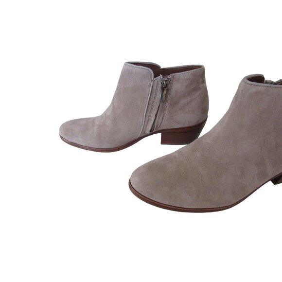 Sam Edelman Beige Suede Leather Petty Chelsea Boots Size 7 1/2M - Picture 3 of 6